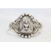 Handmade Cuff Bracelet 925 Sterling Silver god buddha temple jewelry P 674